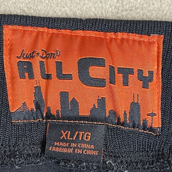 All City by Just‎ Don Short Mens XL Black Mesh Basketball Elastic Waist Lined - Picture 4 of 14